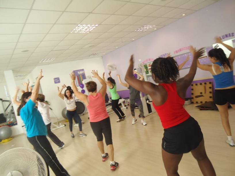 Uma aula típica da Contours Uma aula típica da Contours