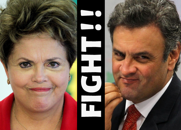 Dilma Rousseff e Aécio Neves se enfrentam nas redes sociais; confira os melhores memes com os presidenciáveis