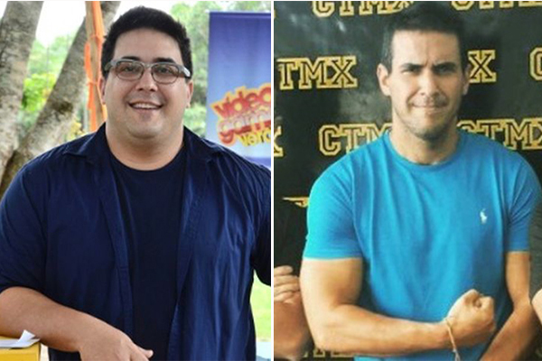 André Marques mostra look musculoso após perder 71 quilos