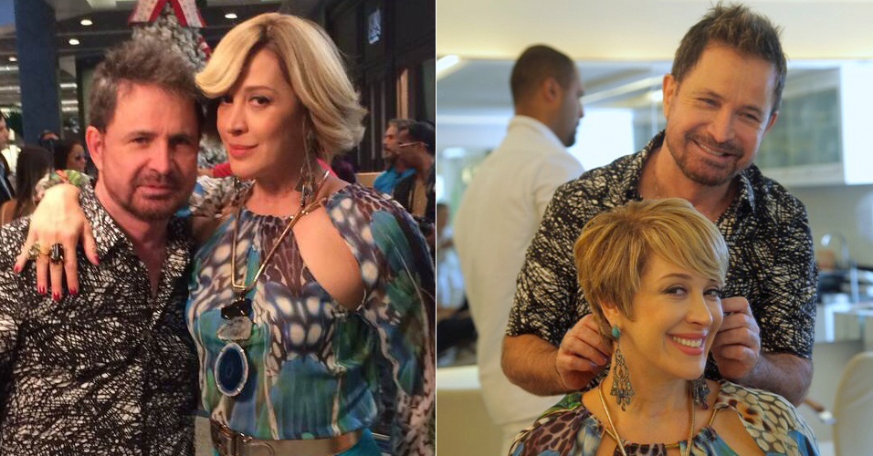 O antes e depois dos fios 'pixie' (Foto: Divulgação/Artur Meninea/Gshow) 