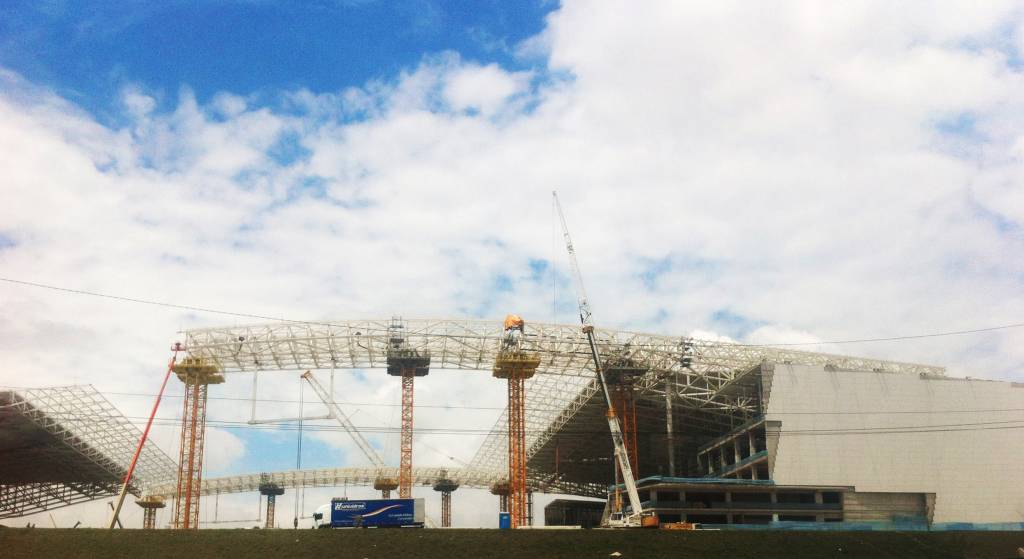 Arena Corinthians quase pronta. FOTO IVAN DIAS