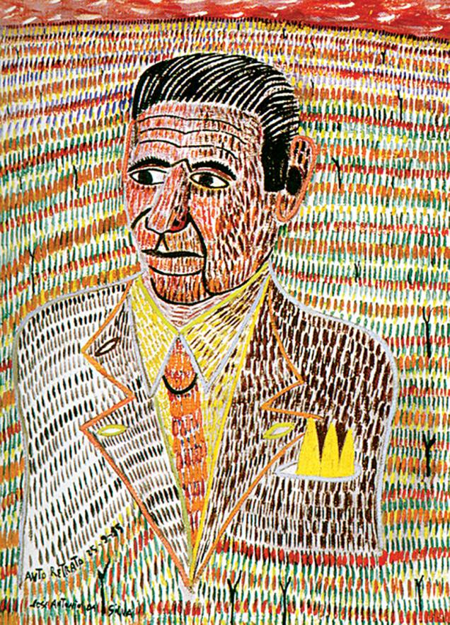 Autorretrato de José Antonio da Silva: arte do século XX Autorretrato de José Antonio da Silva: arte do século XX