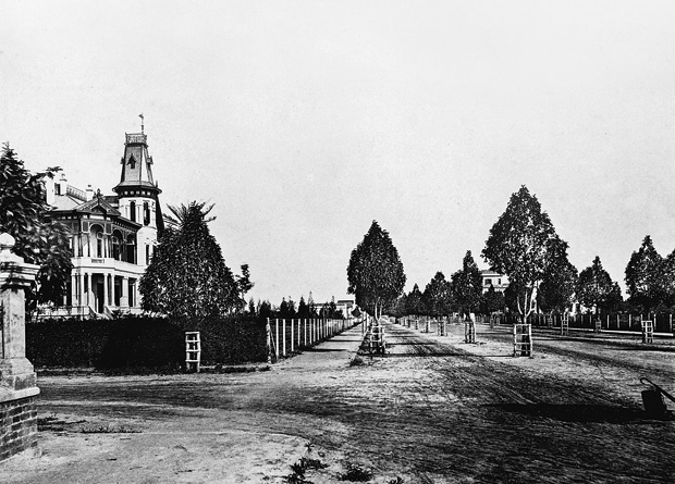 A Avenida Paulista, em foto de 1895 A Avenida Paulista, em foto de 1895