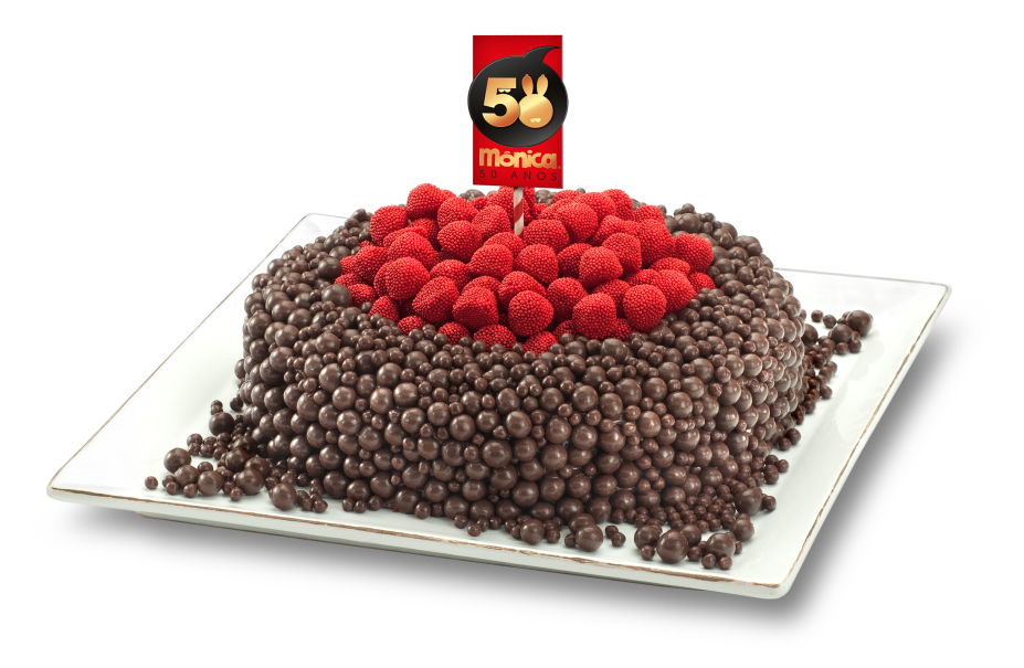 Receita de bolo foi feita especialmente para os 50 anos da Mônica Receita de bolo foi feita especialmente para os 50 anos da Mônica