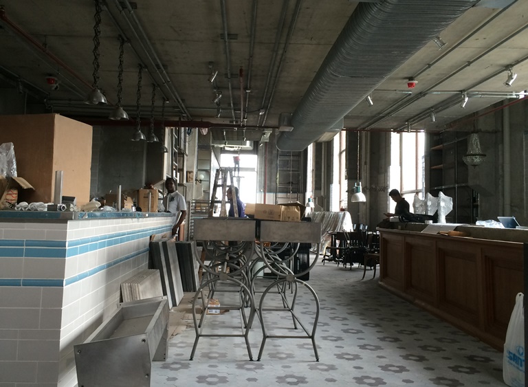 Bráz Trattoria nos ajustes finais para a inauguração