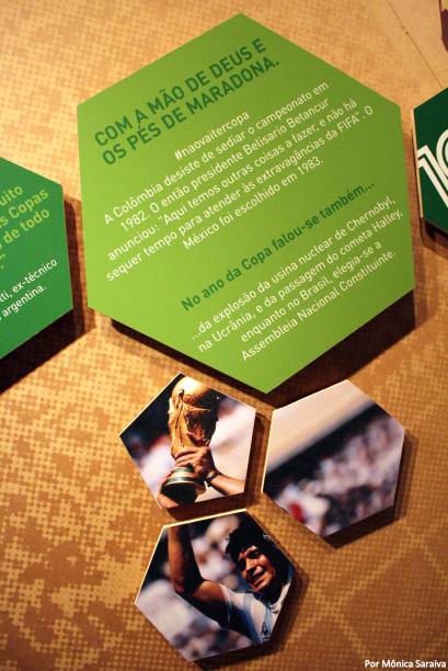 A exposição Brasil 20 Copas está em cartaz no Museu do Futebol A exposição Brasil 20 Copas está em cartaz no Museu do Futebol