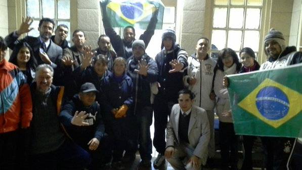 Corintianos libertados na Bolivia