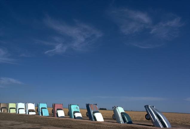 Ant Farm, Cadillac Ranch: também pode ser vista no CCSP Ant Farm, Cadillac Ranch: também pode ser vista no CCSP