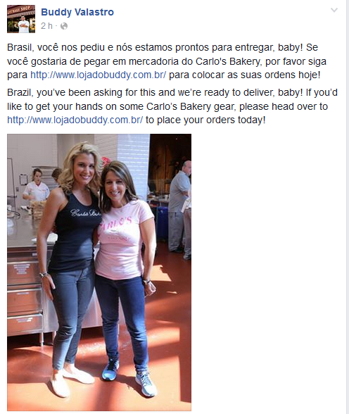 Cake Boss lança e-commerce no Brasil com linha de produtos oficiais