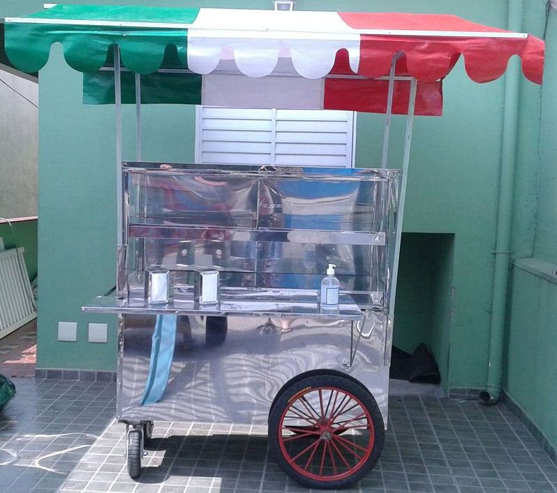 A Cannoleria móvel: pronta para ganhar as ruas (Foto: Alexandre Leggieri)