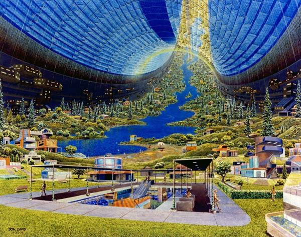 De volta para o futuro: Como seria uma colônia espacial dos anos 70?