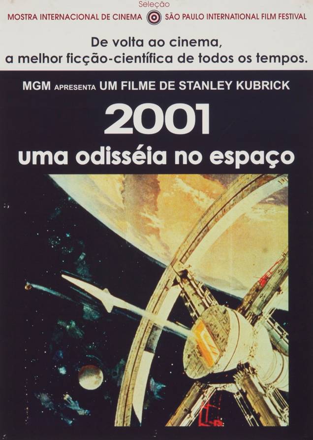 Cartaz do filme <em>2001: Uma Odisséia no Espaço</em>, de Stanley Kubrick (1968) Cartaz do filme <em>2001: Uma Odisséia no Espaço</em>, de Stanley Kubrick (1968)