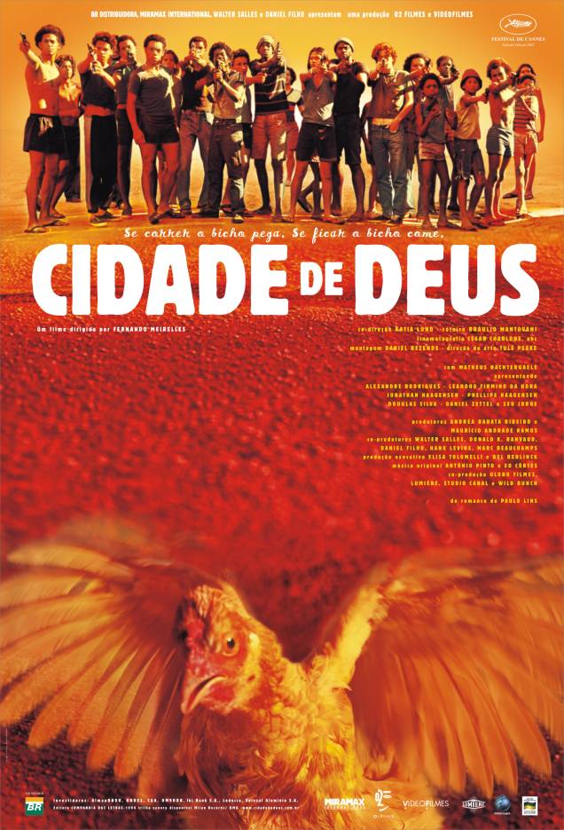 Cartaz do filme <em>Cidade de Deus</em>, de Fernando Meirelles (2002) Cartaz do filme <em>Cidade de Deus</em>, de Fernando Meirelles (2002)