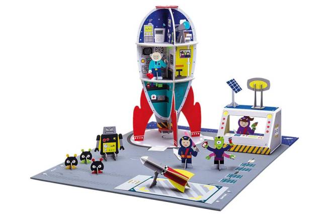 Cenário para montar - Estação Espacial - Marca Krooom - Crédito Loja Virtual UniqueShop 270