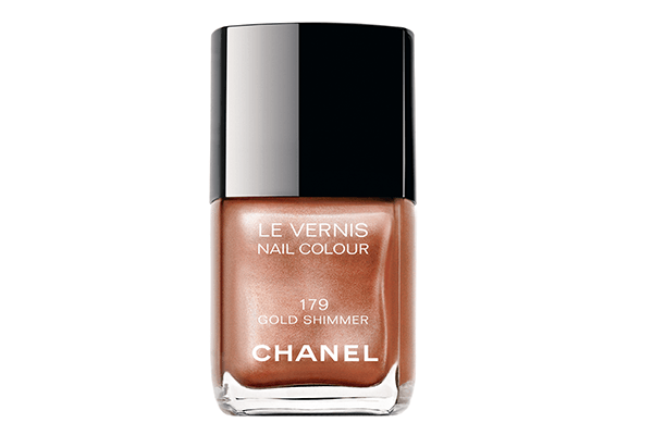 chanel esmalte dourado