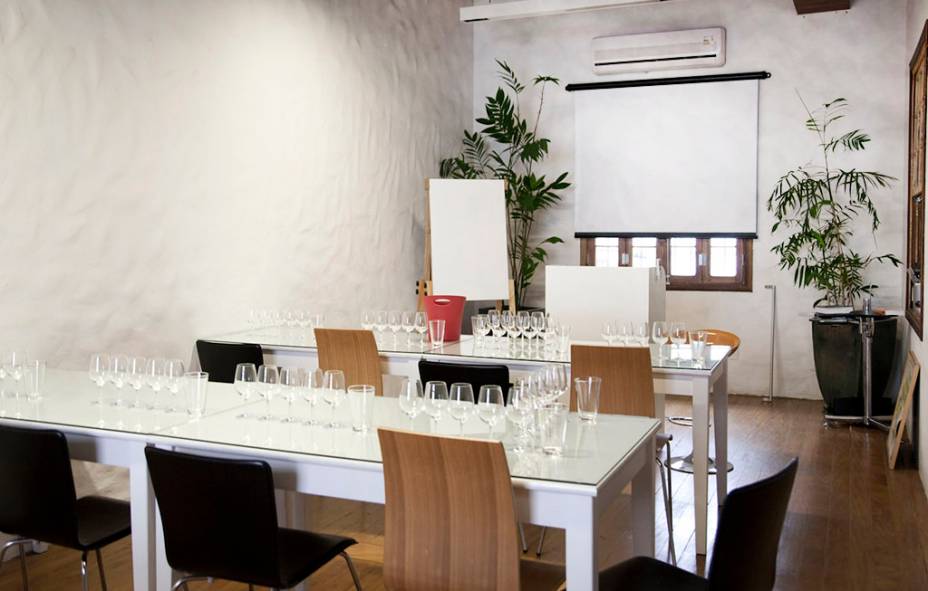 Sala de aula: espaço para até 12 alunos