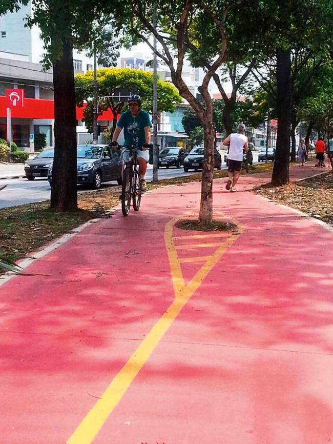 ciclovia avenida Sumaré