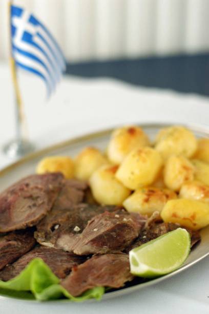 Cordeiro assado Cordeiro assado