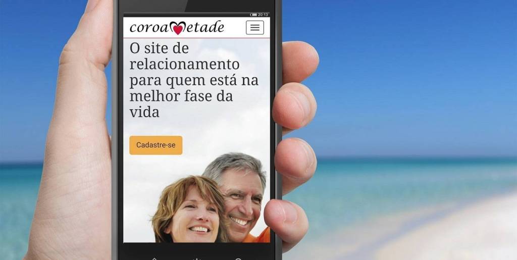 Site de paquera libera acesso para novos usuários acima de 40 anos