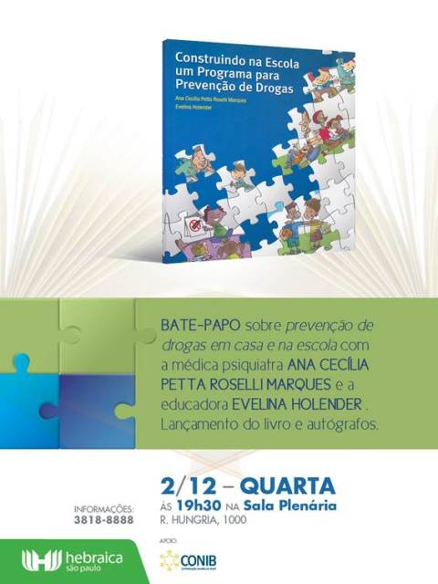 Debate sobre prevenção de drogas em casa e na escola