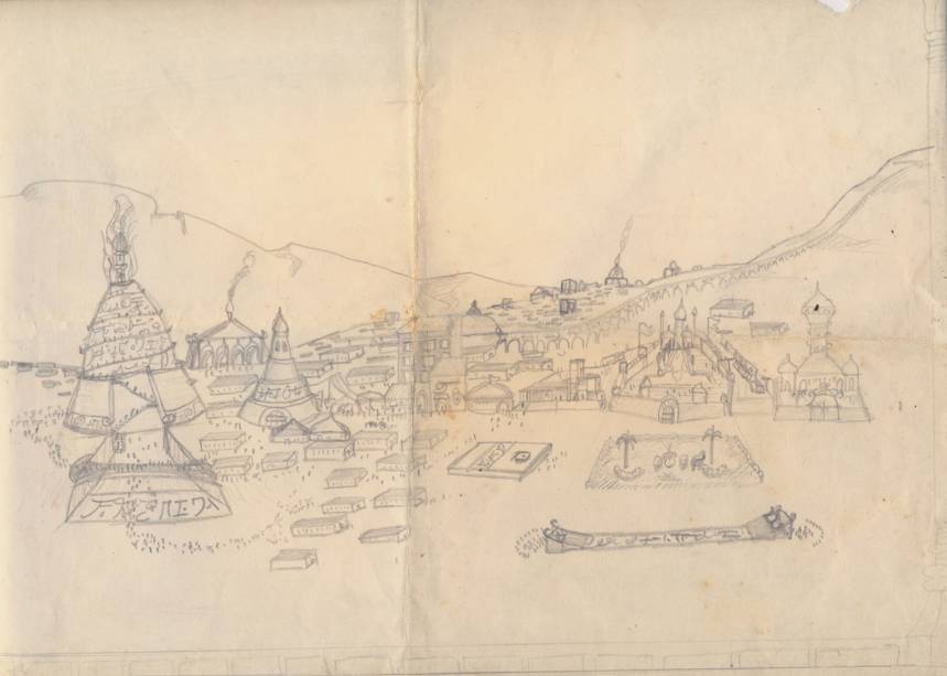 Desenho a lápis feito quando era criança Desenho a lápis feito quando era criança