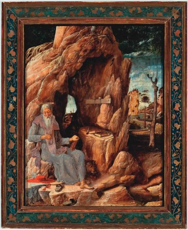 São Jerônimo Penitente no Deserto, de Andrea Mantegna: a tela do Masp foi restaurada no Museu do Louvre e está em Deuses e Madonas — A Arte do Sagrado São Jerônimo Penitente no Deserto, de Andrea Mantegna: a tela do Masp foi restaurada no Museu do Louvre e está em Deuses e Madonas — A Arte do Sagrado