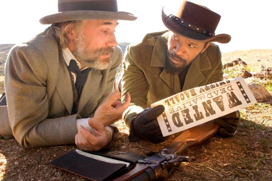 Django Livre com Christoph Waltz e Jamie Foxx: dupla vai atrás dos criminosos mais perigosos do sul dos EUA