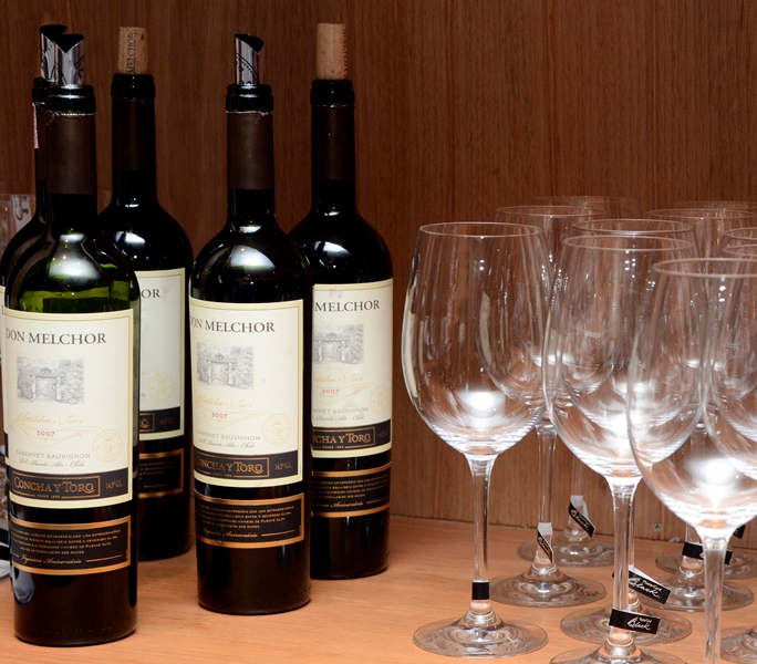 Varanda tem safras antigas de Don Melchor