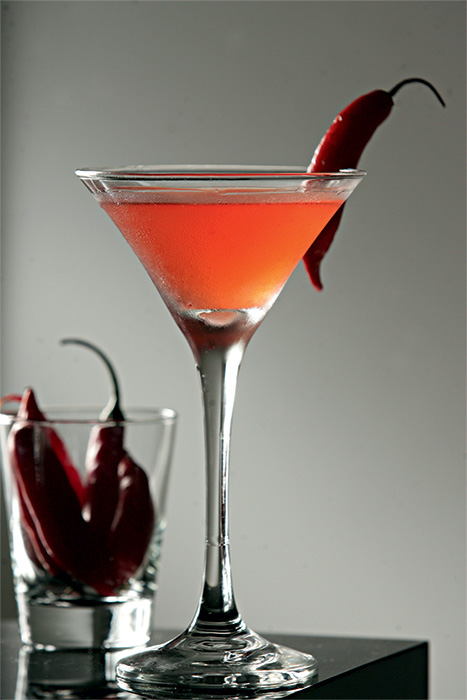 O coquetel flicka: aroma de pêssego O coquetel flicka: aroma de pêssego