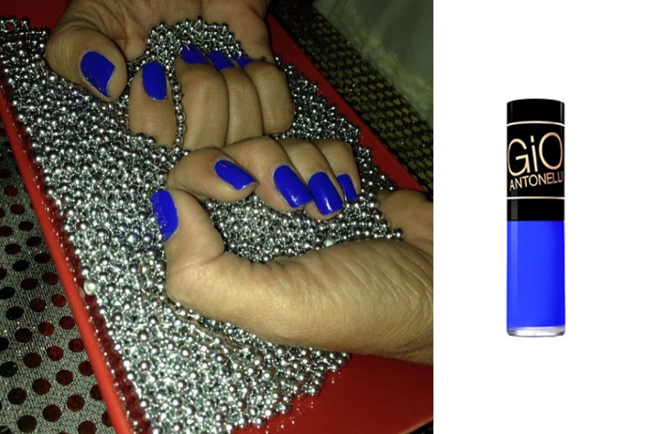 O esmalte azul de Giovanna Antonelli