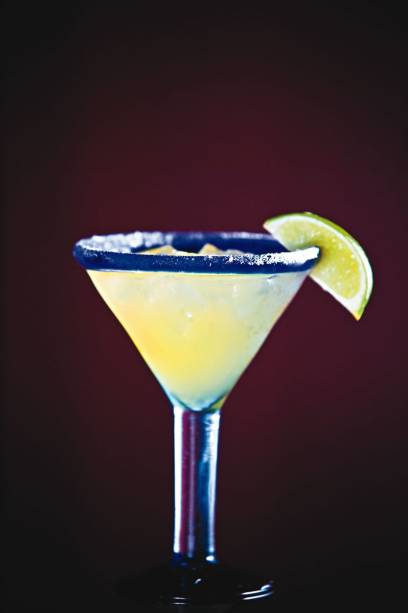 A margarita presidente, do mexicano Chilis: tequila, licor de laranja e brandy