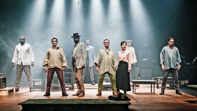 O elenco de Abajur Lilás O elenco de Abajur Lilás