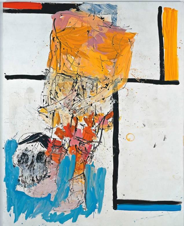 A pintura Piet de Calção (Remix), de Georg Baselitz A pintura Piet de Calção (Remix), de Georg Baselitz