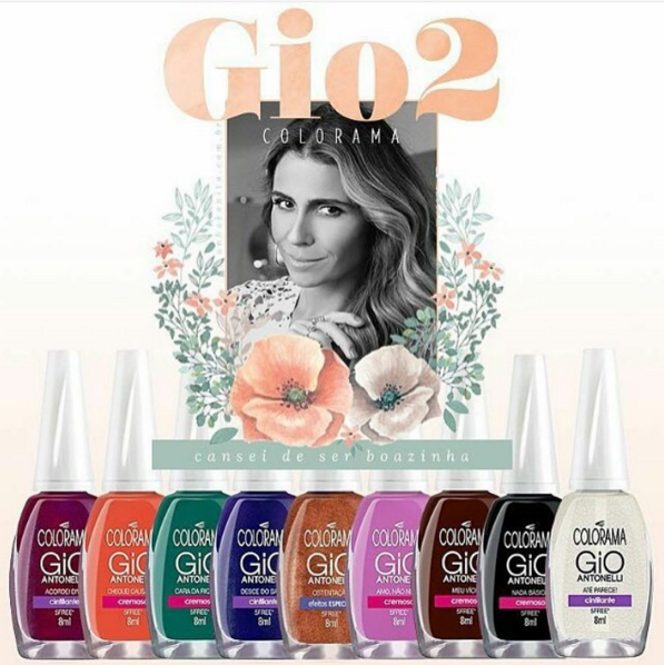 Giovanna Antonelli lança segunda coleção de esmaltes