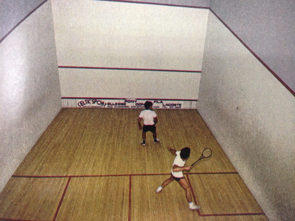 Quadra de squash: novidade na S&acirc;o Paulo dos anos 80