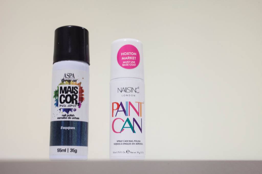 Testamos: esmalte em spray brasileiro X esmalte em spray importado