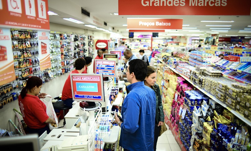 Interior da Lojas Americanas