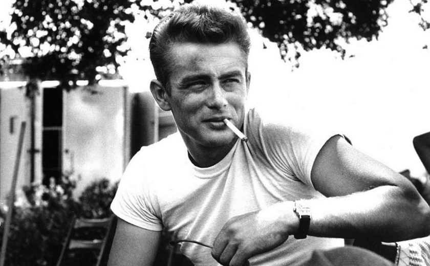 	O ator James Dean no filme Juventude Transviada