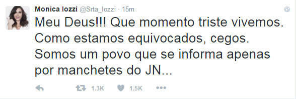 Monica Iozzi faz dura crítica à imprensa e provoca polêmica entre seguidores