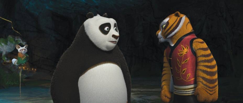 A trupe do panda Po está de volta: primeiro filme foi lançado em 2008 pela DreamWorks A trupe do panda Po está de volta: primeiro filme foi lançado em 2008 pela DreamWorks