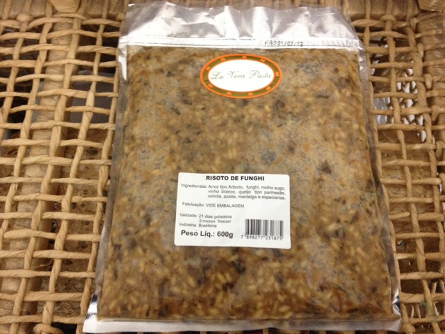 Risoto pré-cozido que fica pronto em cinco minutos