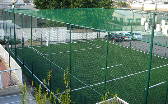 Uma das três quadras de society para locação na Lapa Esportes