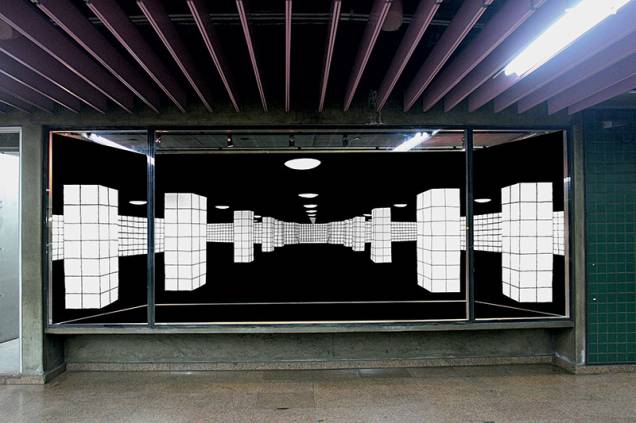 Passagens, de Laura Gorksi: desenho de estação alemã Passagens, de Laura Gorksi: desenho de estação alemã