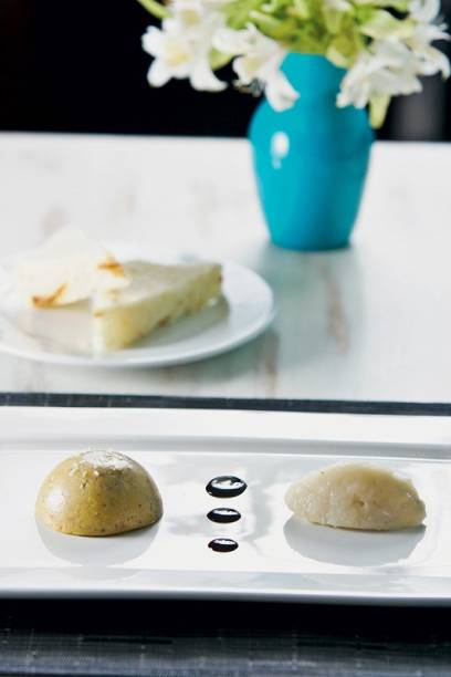 Terrine de foie gras guarnecida de chutney de bacuri Terrine de foie gras guarnecida de chutney de bacuri