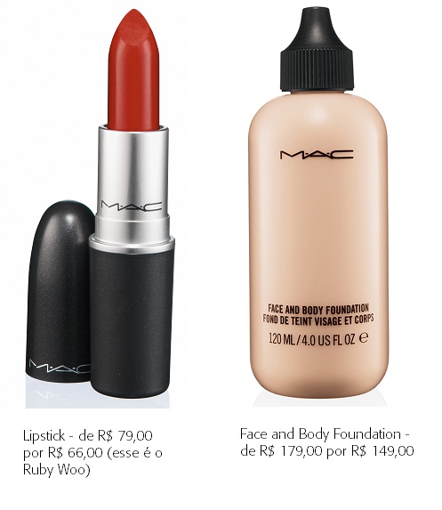 MAC baixa os preços no Brasil