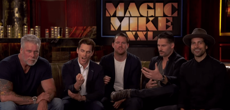 Channing Tatum e atores de Magic Mike XXL convidam as fãs, maliciosamente, para ver o trailer do novo filme