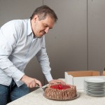 O primeiro peda&ccedil;o: bordas consistentes de cor marrom clara