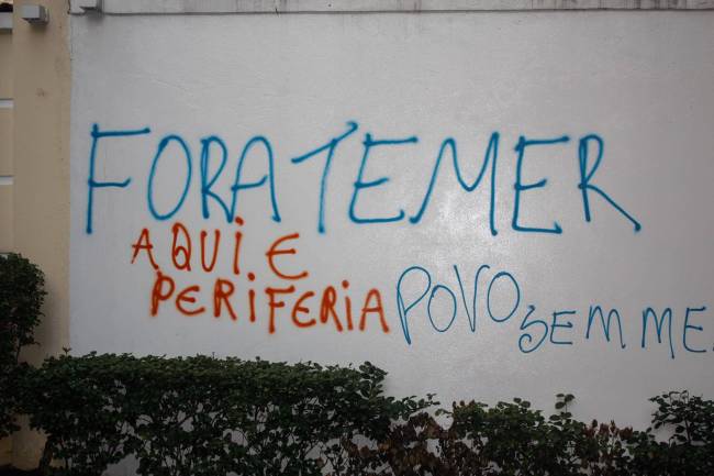 Michel Temer manifestação
