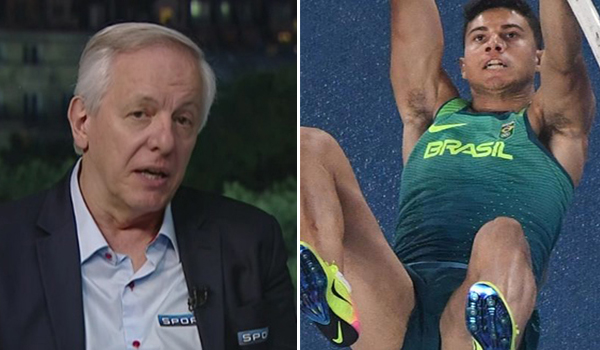 Milton Leite, narrador da SporTV, se irrita e solta palavrão após vitória de Thiago Braz