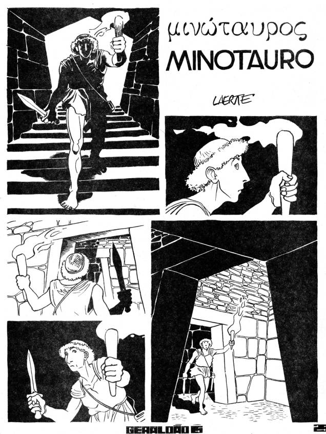 Minotauro, para revista Geraldão (1987-1989) Minotauro, para revista Geraldão (1987-1989)
